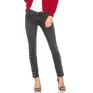 IRO Biba Slim Straight Side Snap Jeans